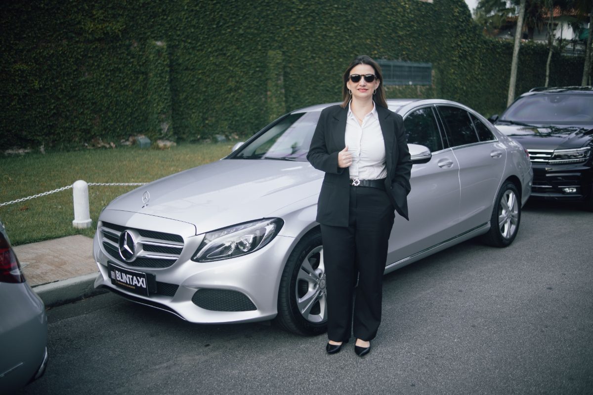 Cinthya, chauffeur Blintaxi